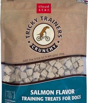 Cloud Star Crunchy Tricky Trainers Salmon Flavor Dog Treats, 8-oz bag Sale