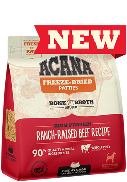 Acana Freeze Dried Food - Ranch Raised Beef Recipe Online Sale