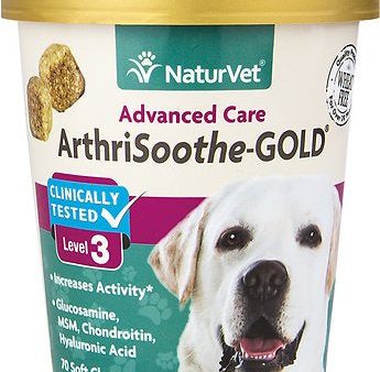 NaturVet ArthiSoothe Gold Soft Chews For Small to Medium Dogs Cheap