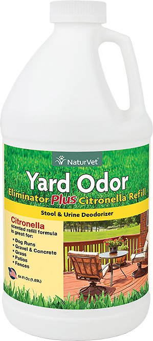 NaturVet Yard Odor Eliminator Plus Citronella Refill 64 oz Online now