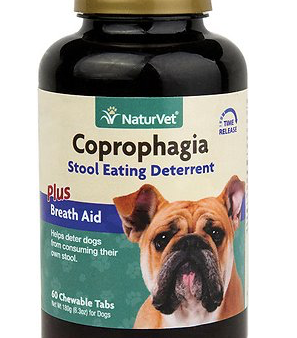 NaturVet Coprophagia Tablets - Time Release - 60ct Bottle For Discount