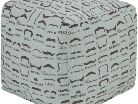 Surya Wax That Stache WSPF-003 Pouf by Mike Farrell For Cheap