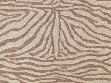 Trans Ocean Ravella Zebra Brown Area Rug by Liora Manne Supply