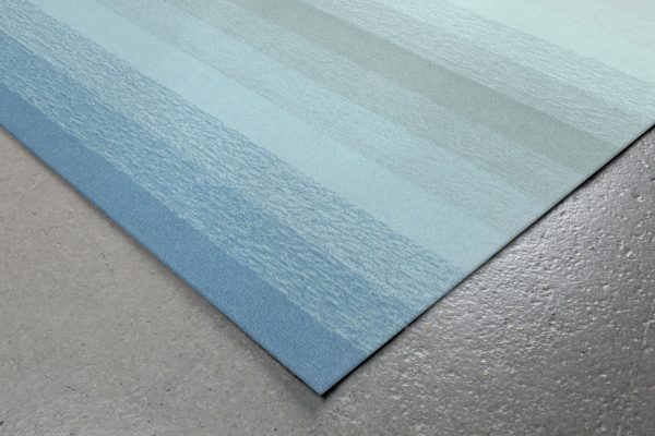 Trans Ocean Ravella Ombre Blue Area Rug by Liora Manne For Sale