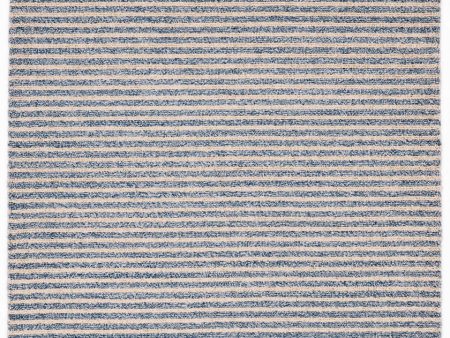 Trans Ocean Wooster Stripes Denim Area Rug by Liora Manne Online Hot Sale