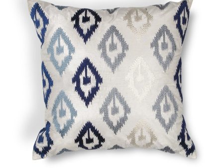 KAS Pillow L207 Blue Ikat on Sale