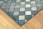 Trans Ocean Seville Diamond Blue Area Rug by Liora Manne For Cheap