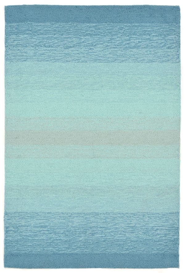 Trans Ocean Ravella Ombre Blue Area Rug by Liora Manne For Sale