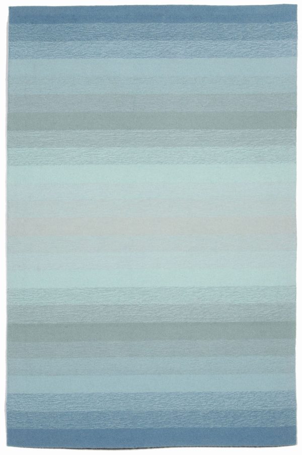 Trans Ocean Ravella Ombre Blue Area Rug by Liora Manne For Sale