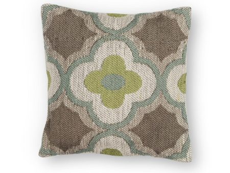 KAS Pillow L230 Taupe Sage Filigree For Cheap